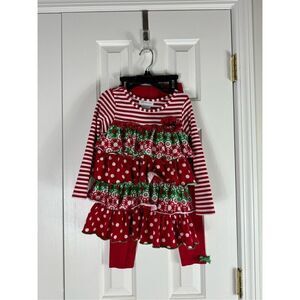 Bonnie Jean Girls Christmas Set Size 5